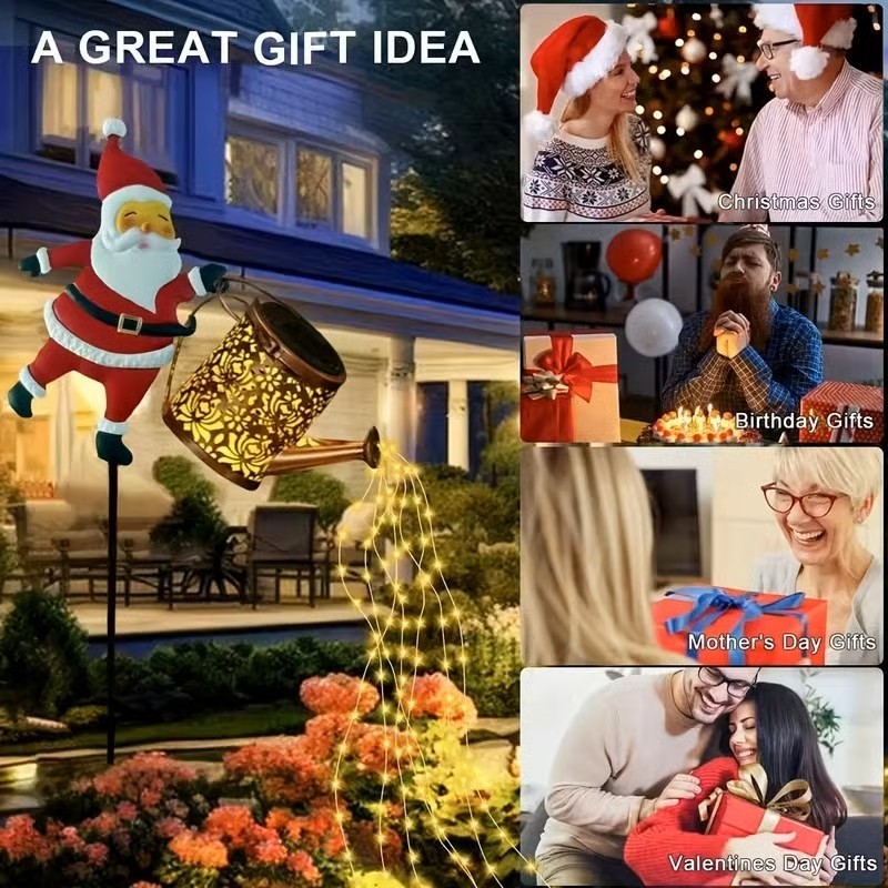 🎅Christmas Claus Solar Kettle Light