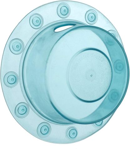 SlipX Solutions Bottomless Bath | Overflow Drain Cover For Tub | Best Gifts For Mom, Spa & Bath Accessories | Drain Block, Water Stopper Plug | Bath Essentials For Women | 4" Diameter, Clear