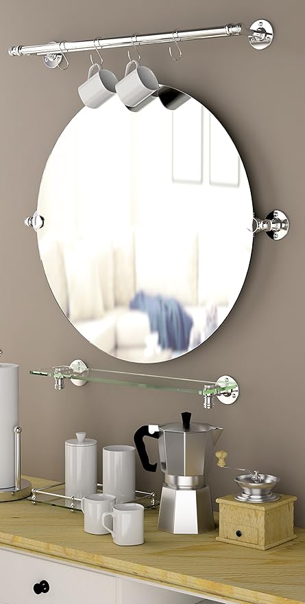 Gatco 4415 Cafe Single Robe Hook, Chrome/Wall Mount 2.60" W Double Robe Hook, Towel Hook