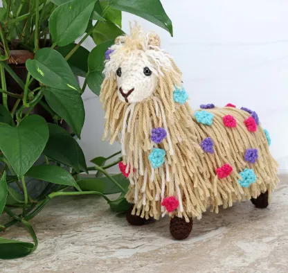 Christmas Gift Alpaca Doll Crochet Set