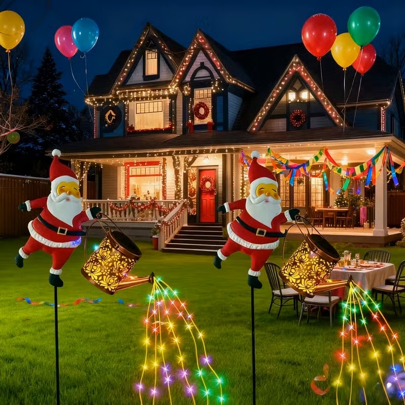 🎅Christmas Claus Solar Kettle Light