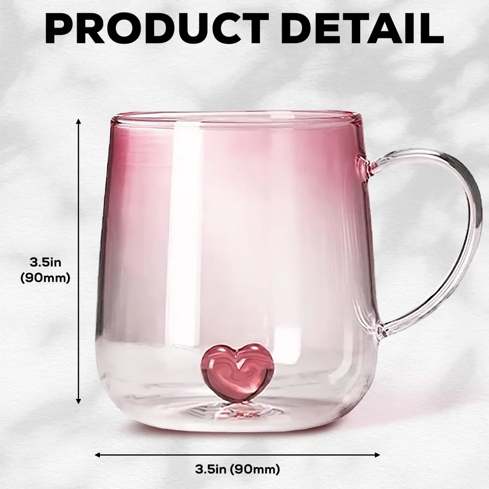 You Are The Most Beautiful Flower - Personalized Custom Pink Gradient Glass Mug