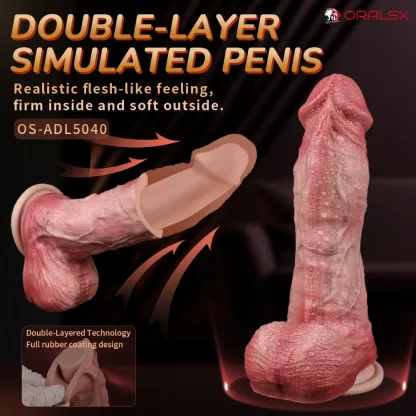 Arthur 7.9"x1.9" Flesh Realistic Silicone Dildos