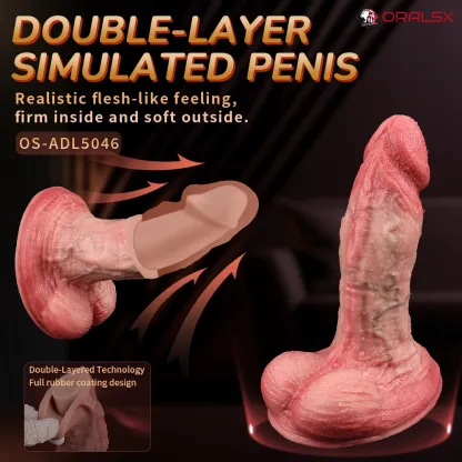 Daniel 5.1"x1.7" Small Flesh Soft Realistic Dildo