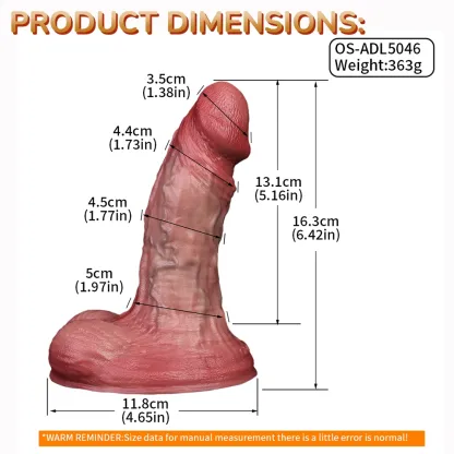 Daniel 5.1"x1.7" Small Flesh Soft Realistic Dildo