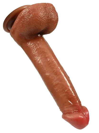 Julian 6.6" x 1.6" Red Realistic Thrusting Dildo With Remote Control