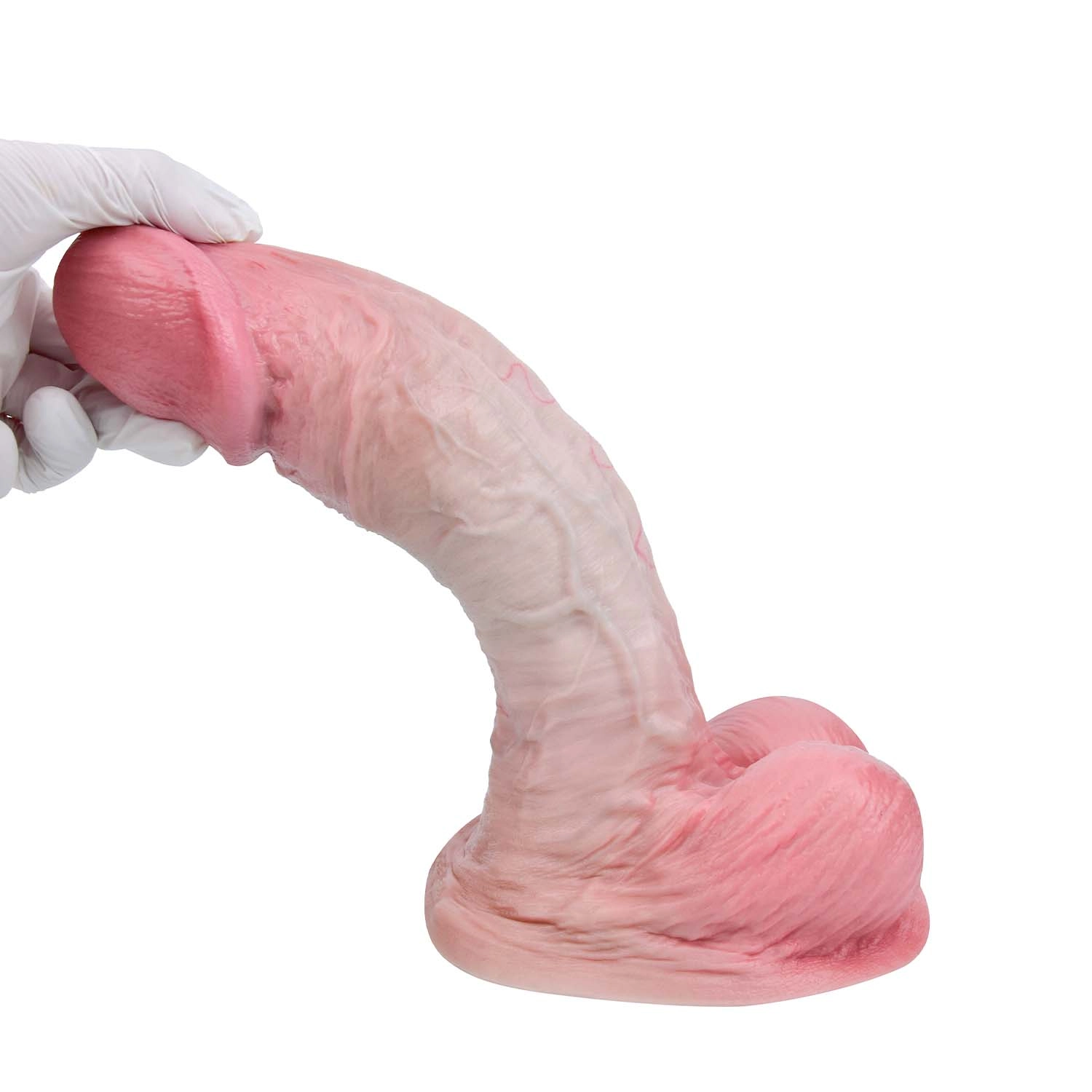 Ingrid 11"x2.3" Huge Realistic Dildo with Visible Veins & Sliding Skin for Women