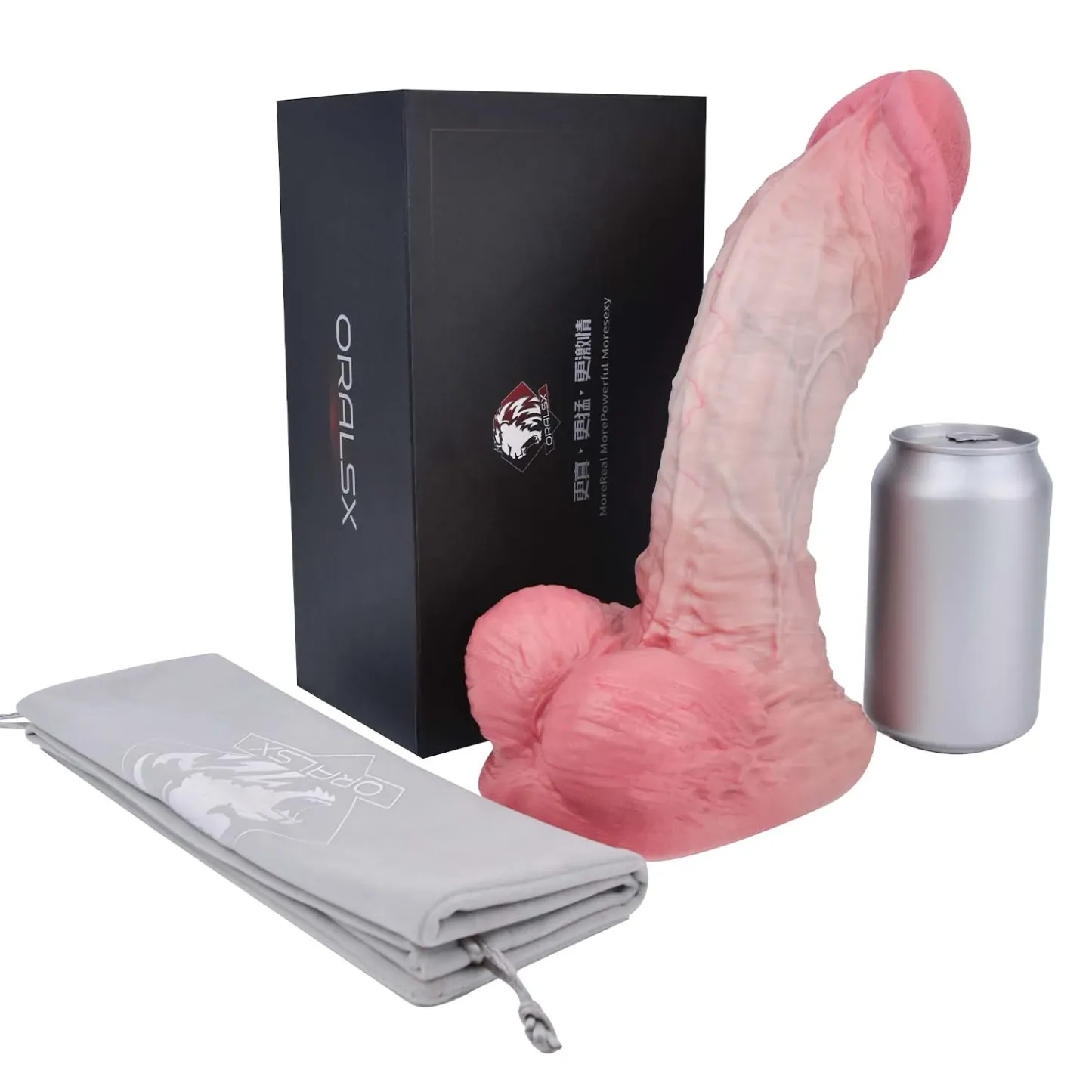 Ingrid 11"x2.3" Huge Realistic Dildo with Visible Veins & Sliding Skin for Women