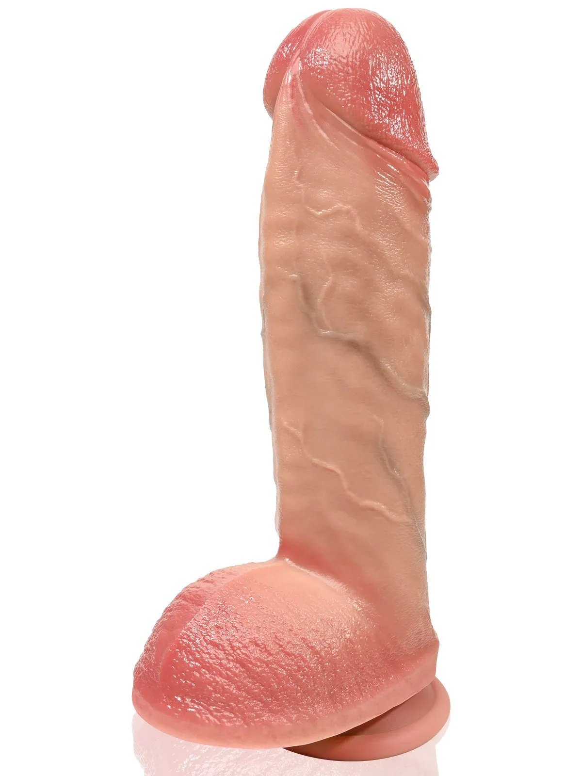 Conner 6.3" x 2" Soft Realistic Silicone Dildo With Big Head