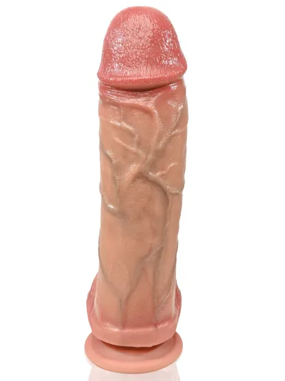 Conner 6.3" x 2" Soft Realistic Silicone Dildo With Big Head