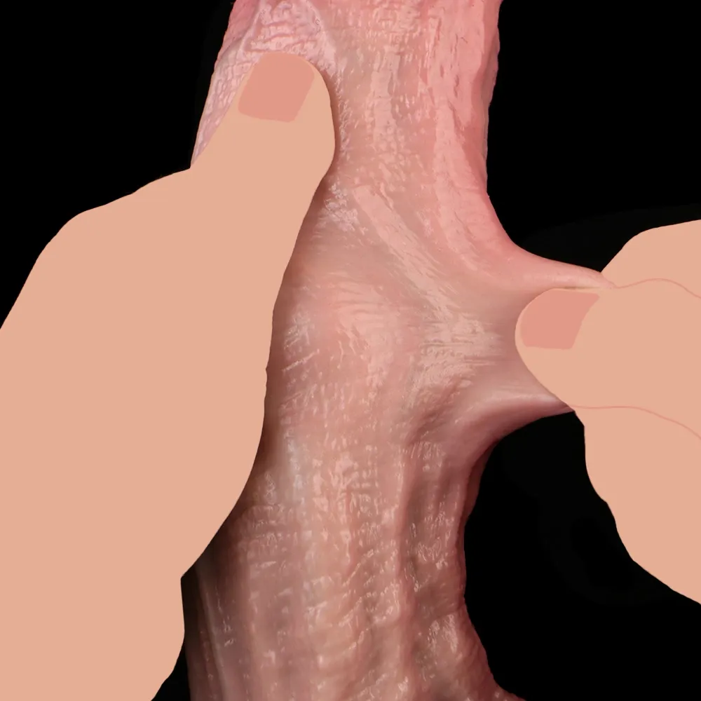 Duke 10"x2"  Huge Dildo with Suction Cup Ultra-realistic