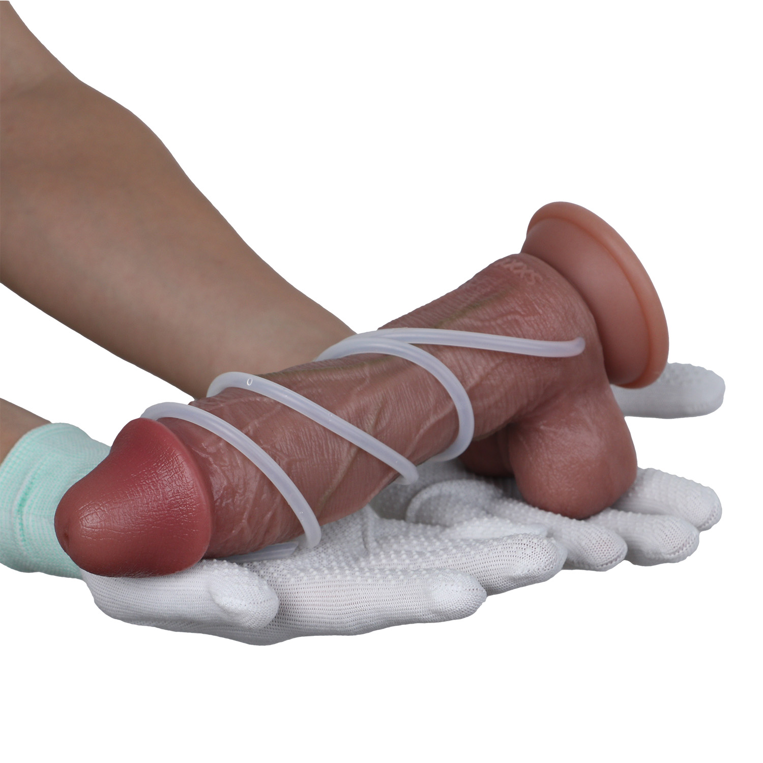 Finn 6.5"x2" Lifelike Sliding Skin Dildo, Realistic Squirting Dildo