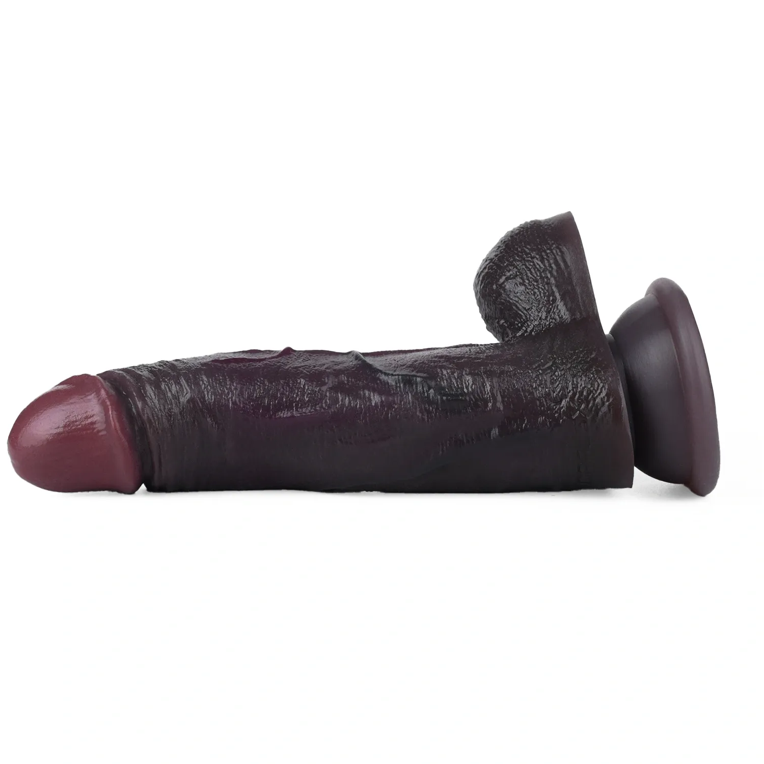 Axe 7.2"x1.4" Black Realistic Dildos with Dual Density