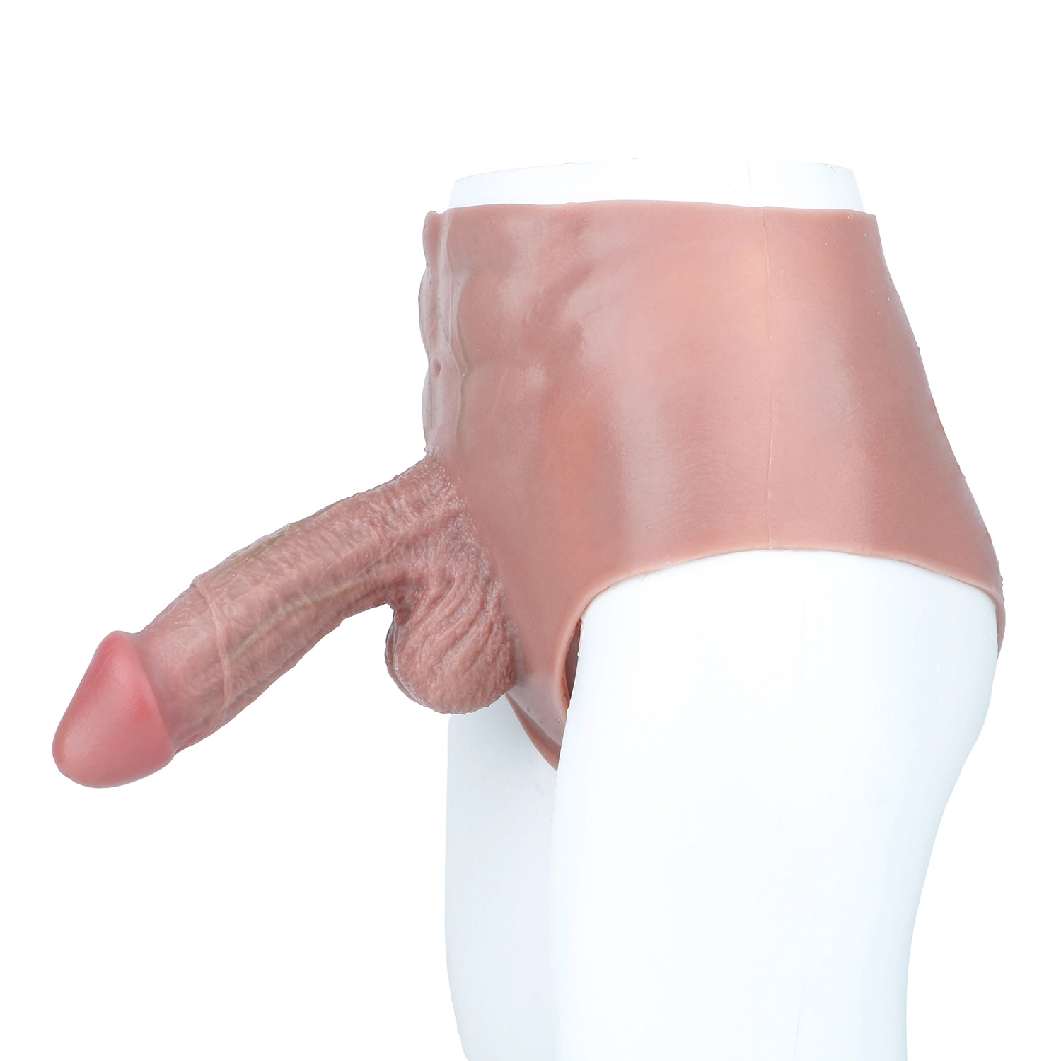 Bily 8.2"x2.2" Wearable Squirting Dildo with Sliding Skin – Realistic Silicone