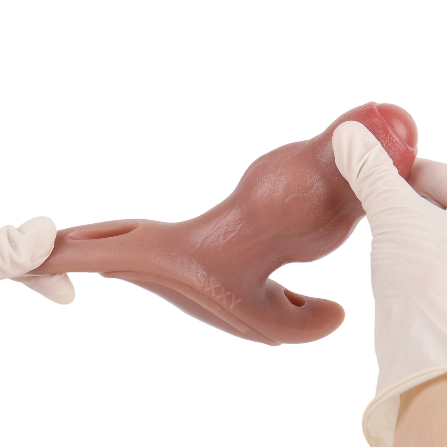 Brock Realistic Silicone Anal Dildo with Strap, Waterproof Vibrating Anal Plug