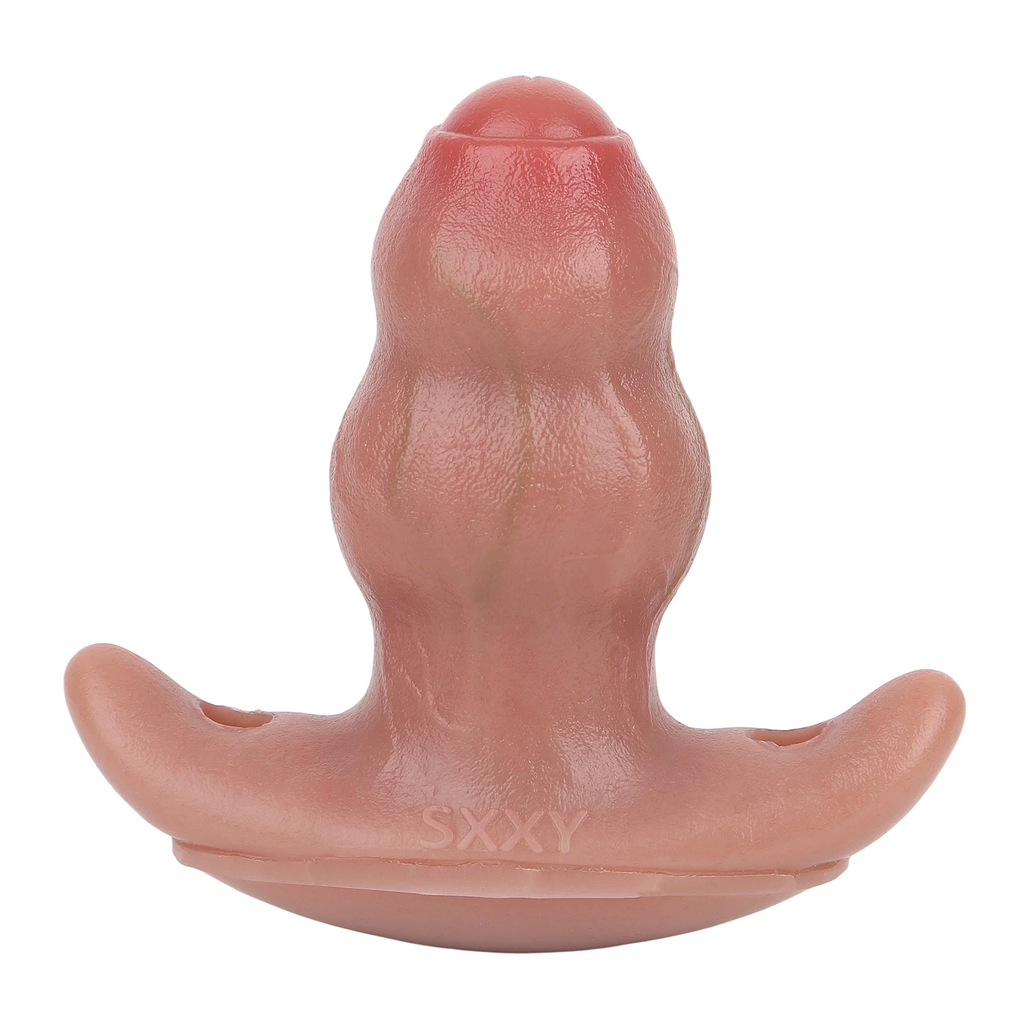 Brock Realistic Silicone Anal Dildo with Strap, Waterproof Vibrating Anal Plug