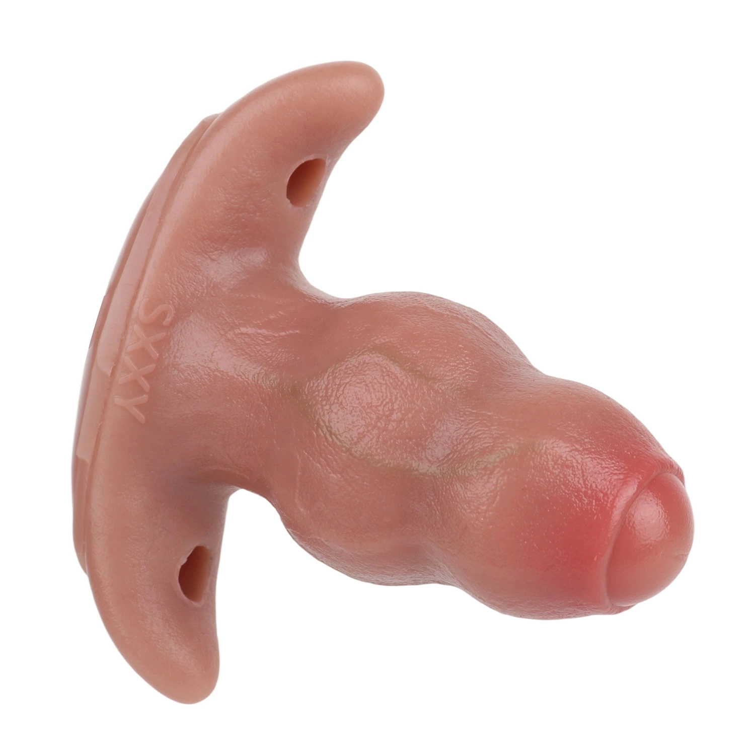 Brock Realistic Silicone Anal Dildo with Strap, Waterproof Vibrating Anal Plug