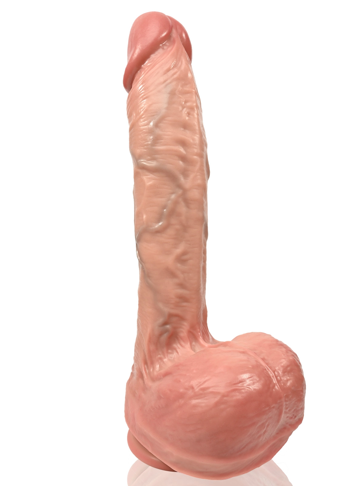 Caleb 8" x 2" Flesh Like Realistic Huge Fat Dildo
