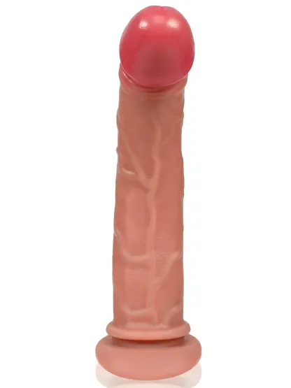 Brody 7.6" x 1.3" Thin Balless Curved Realistic Dildo