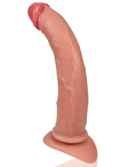 Brody 7.6" x 1.3" Thin Balless Curved Realistic Dildo