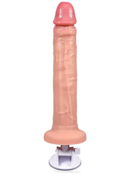 Trump 8.8"x1.7" Flesh Realistic Thrusting Dildo With Bracket