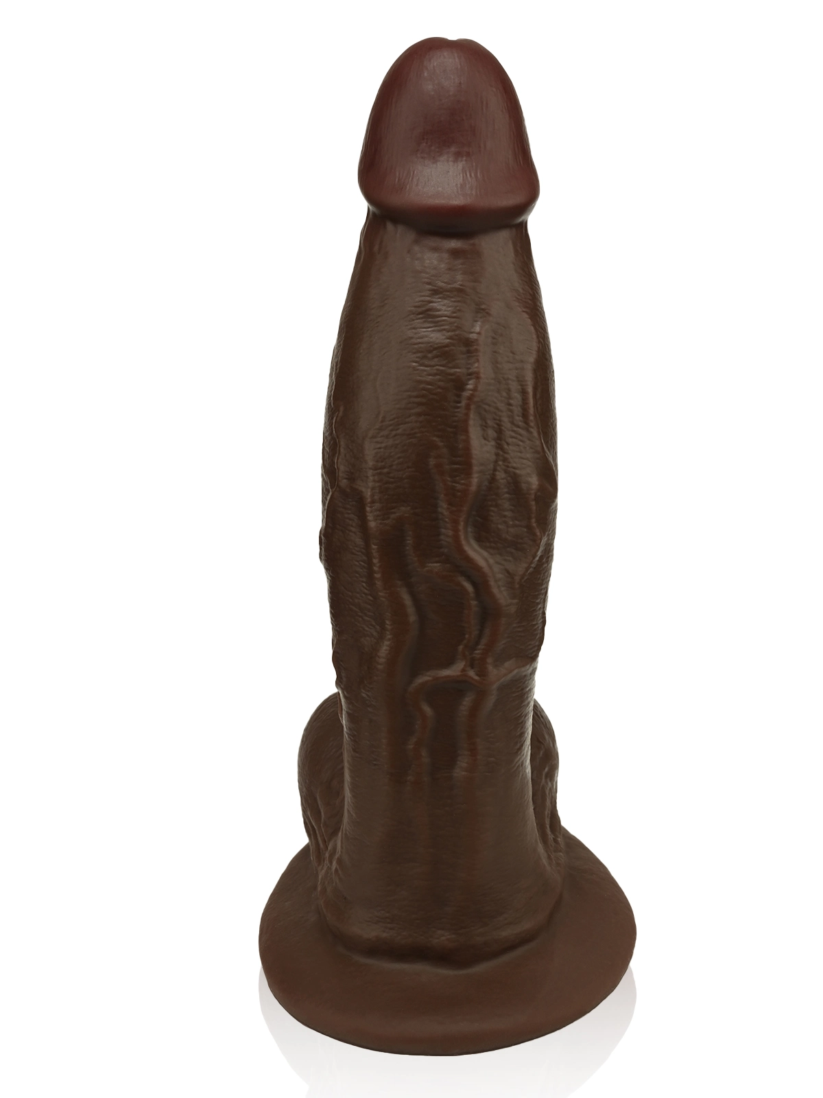 Elias 10" x 2.5"  Black Fat Realistic Dildos with Suction Cup