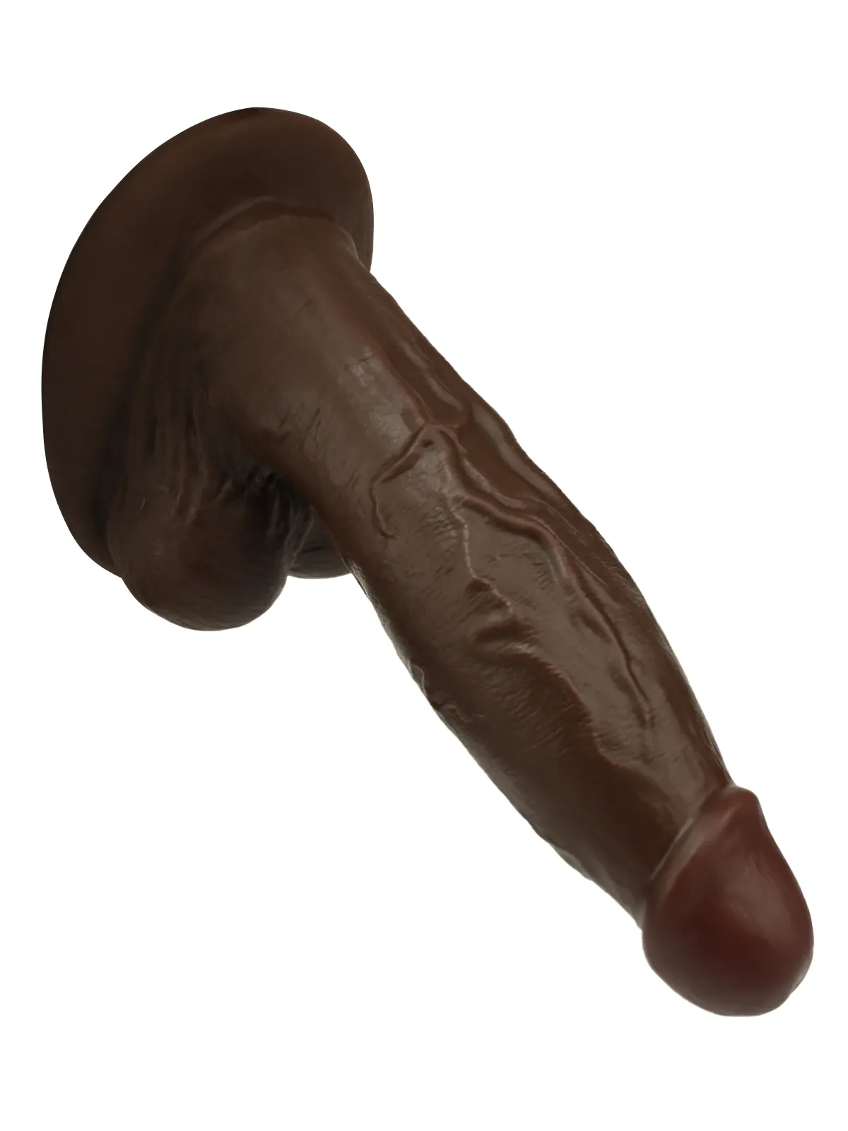 Elias 10" x 2.5"  Black Fat Realistic Dildos with Suction Cup