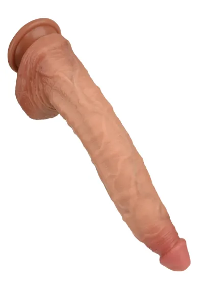 Felix 12" x 1.8"  Ultra-Long Realistic Dildo With Small Glans