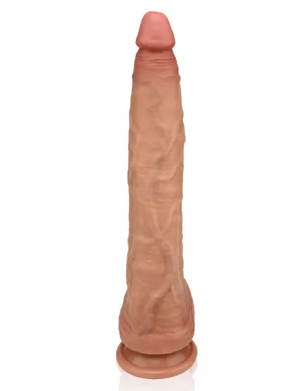 Felix 12" x 1.8"  Ultra-Long Realistic Dildo With Small Glans
