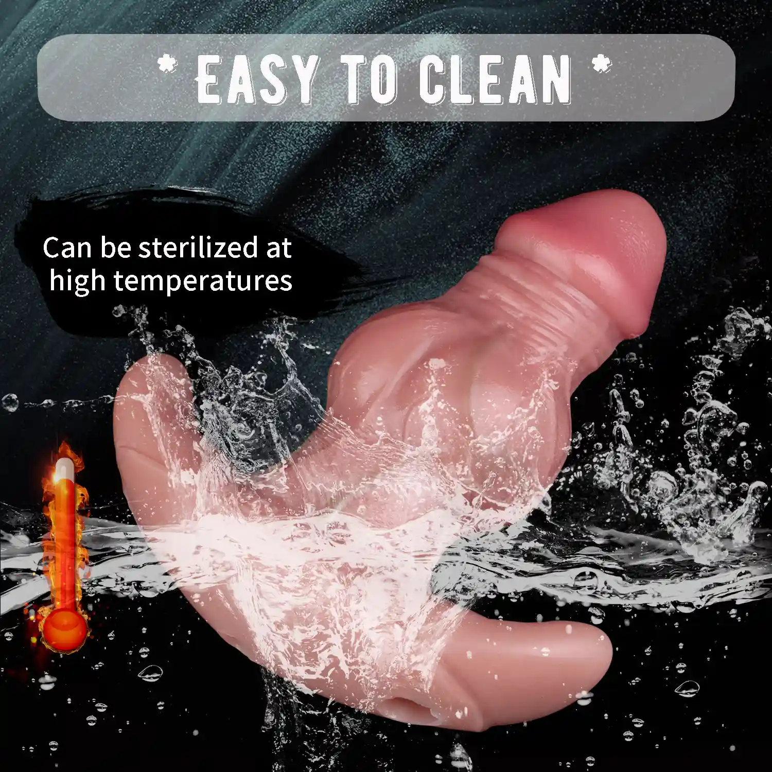 Ford Waterproof Anal Dildo & Anal Plug, Wearable Silicone Vibrating Toy
