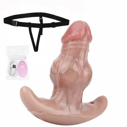 Ford Waterproof Anal Dildo & Anal Plug, Wearable Silicone Vibrating Toy