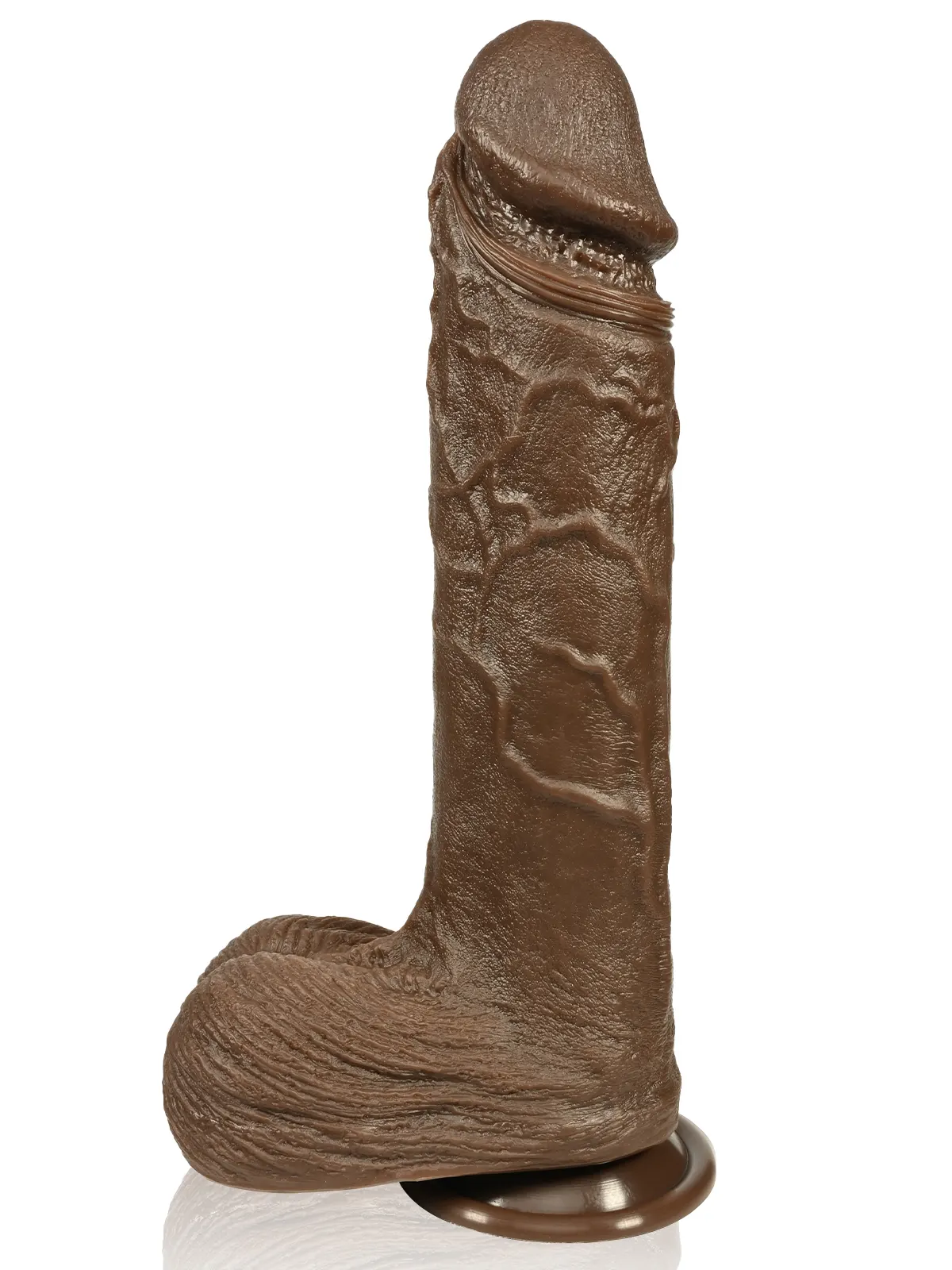 Garry 8"x2"  Black Dildo With 7 Modes Thrusting & 3 Modes Vibrating