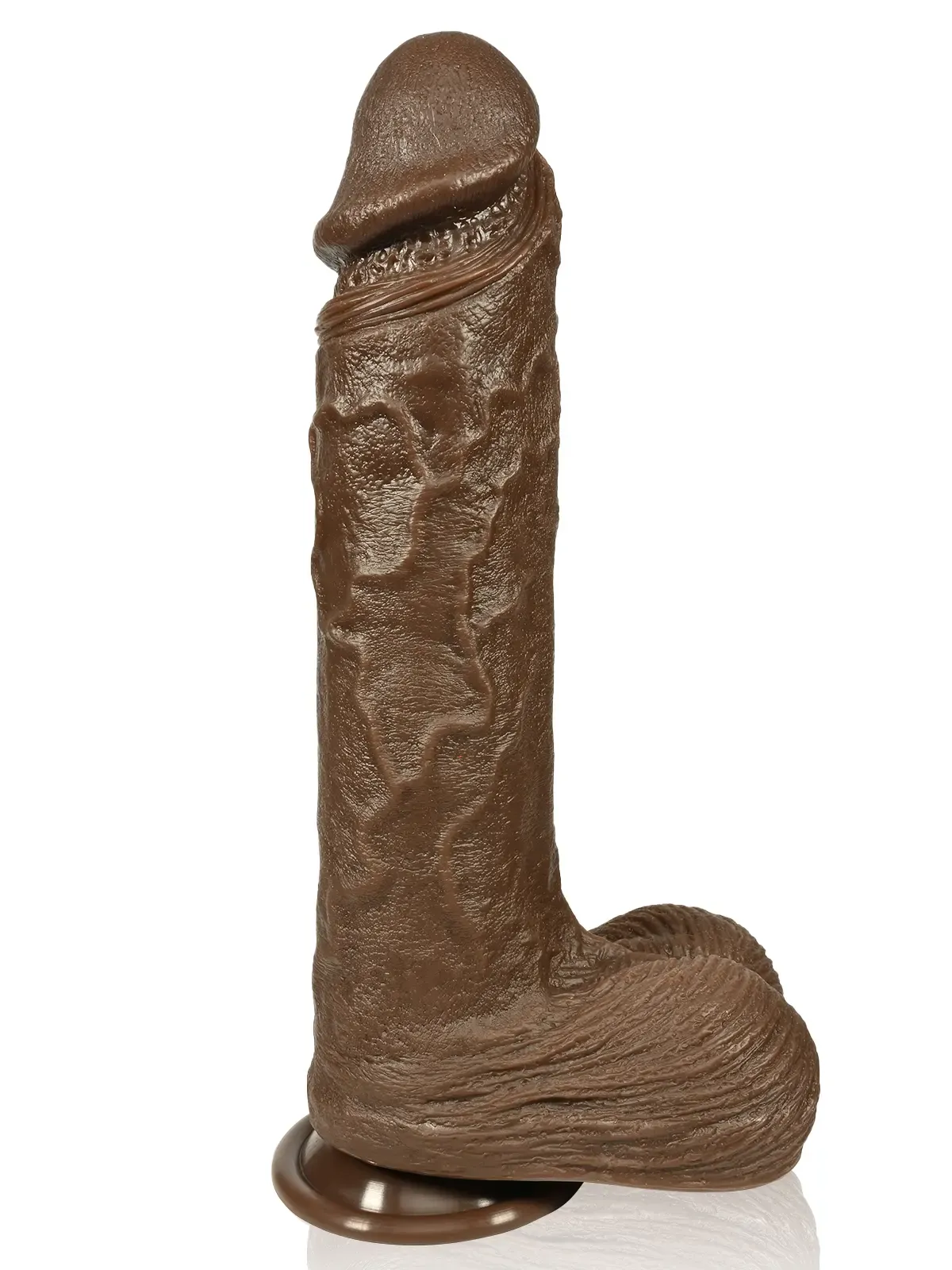 Garry 8"x2"  Black Dildo With 7 Modes Thrusting & 3 Modes Vibrating