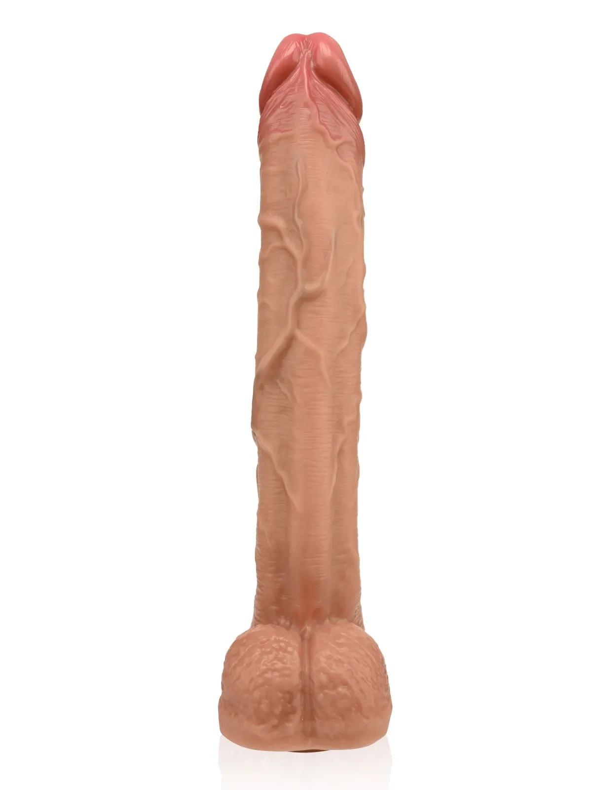 Henry 12.6" x 2.1" Extra Long Realistic Flesh-tone Dildo 