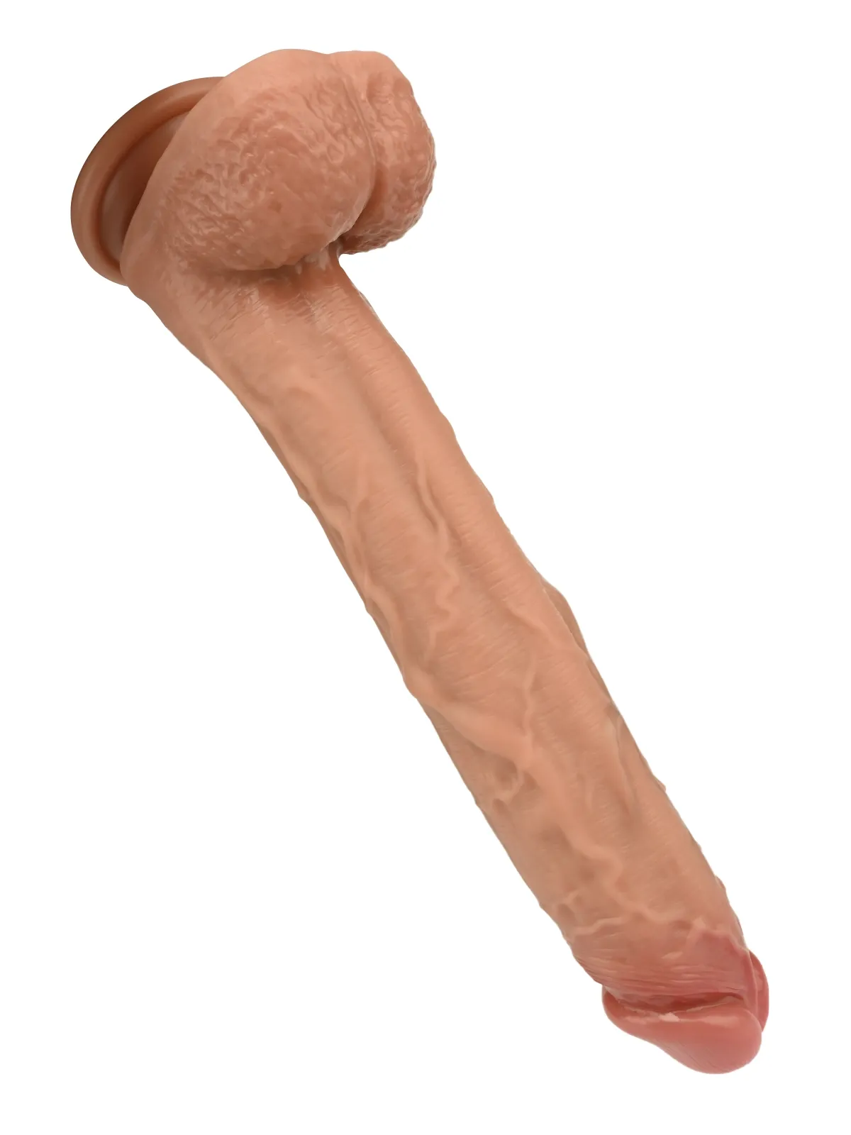 Henry 12.6" x 2.1" Extra Long Realistic Flesh-tone Dildo 