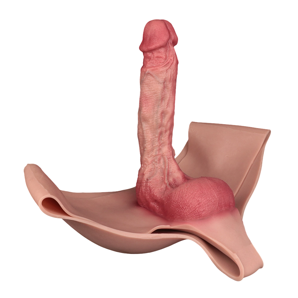 Isaac 9.2"x2" Huge Flesh Wearable Cock Sleeve For Men