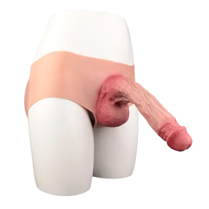 Isaac 9.2"x2" Huge Flesh Wearable Cock Sleeve For Men