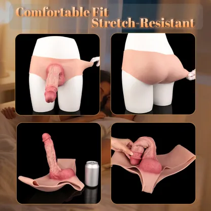 Isaac 9.2"x2" Huge Flesh Wearable Cock Sleeve For Men
