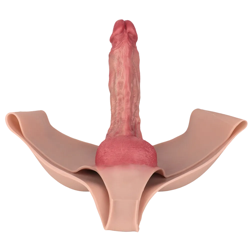 Isaac 9.2"x2" Huge Flesh Wearable Cock Sleeve For Men
