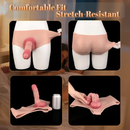 Jasper 7.4" x 1.9" Flesh Strap-on Penis Sleeve