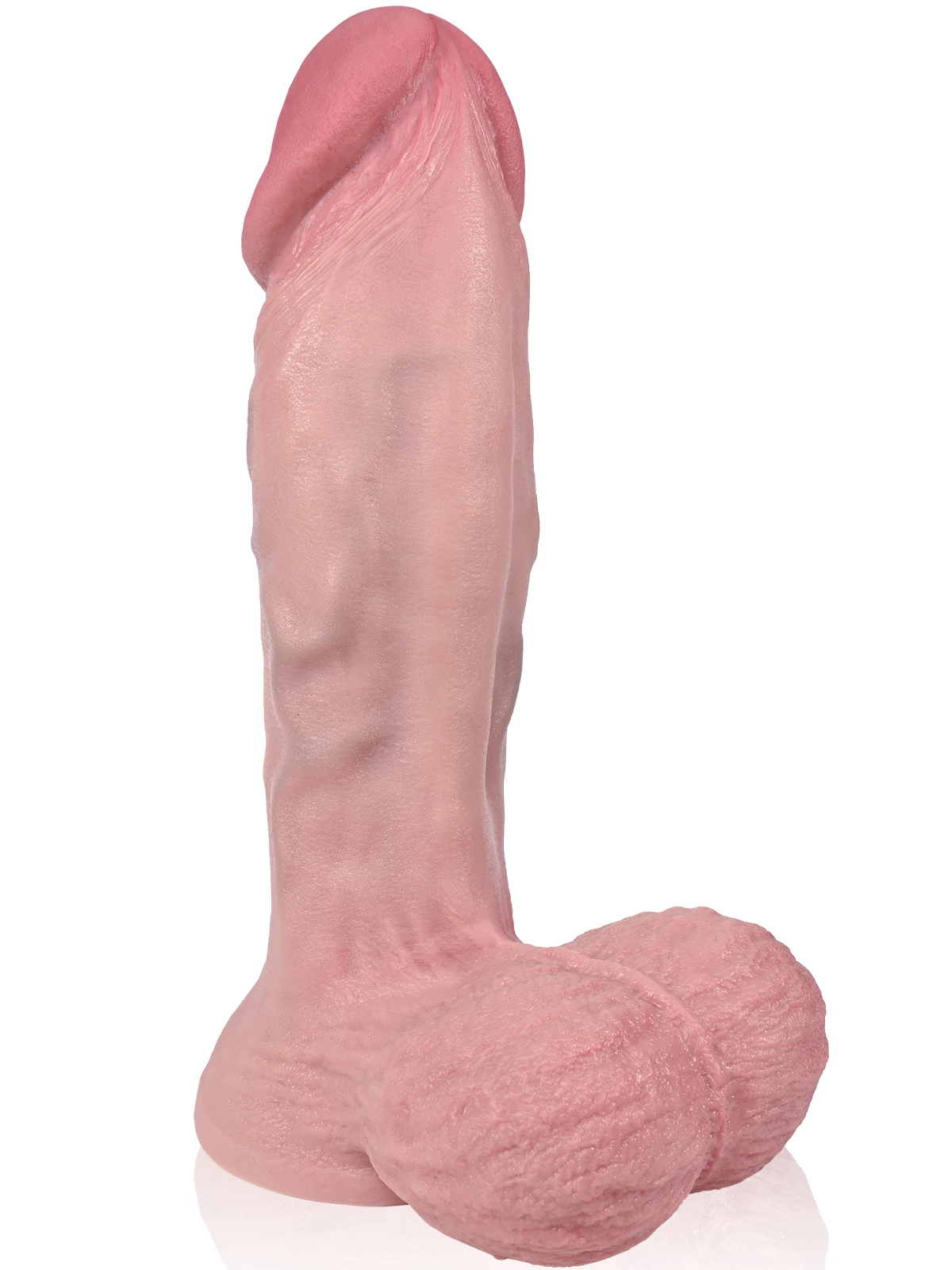 Jeff 8.2"x2.5" Lifelike Silicone Dildo for Women – Realistic Design with Suction Base