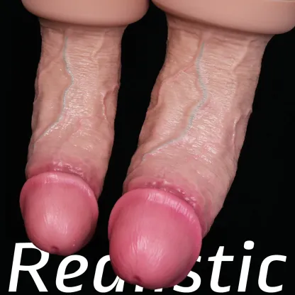 Jim 3 Sizes Realistic Silicone Dildo, Soft Real Skin
