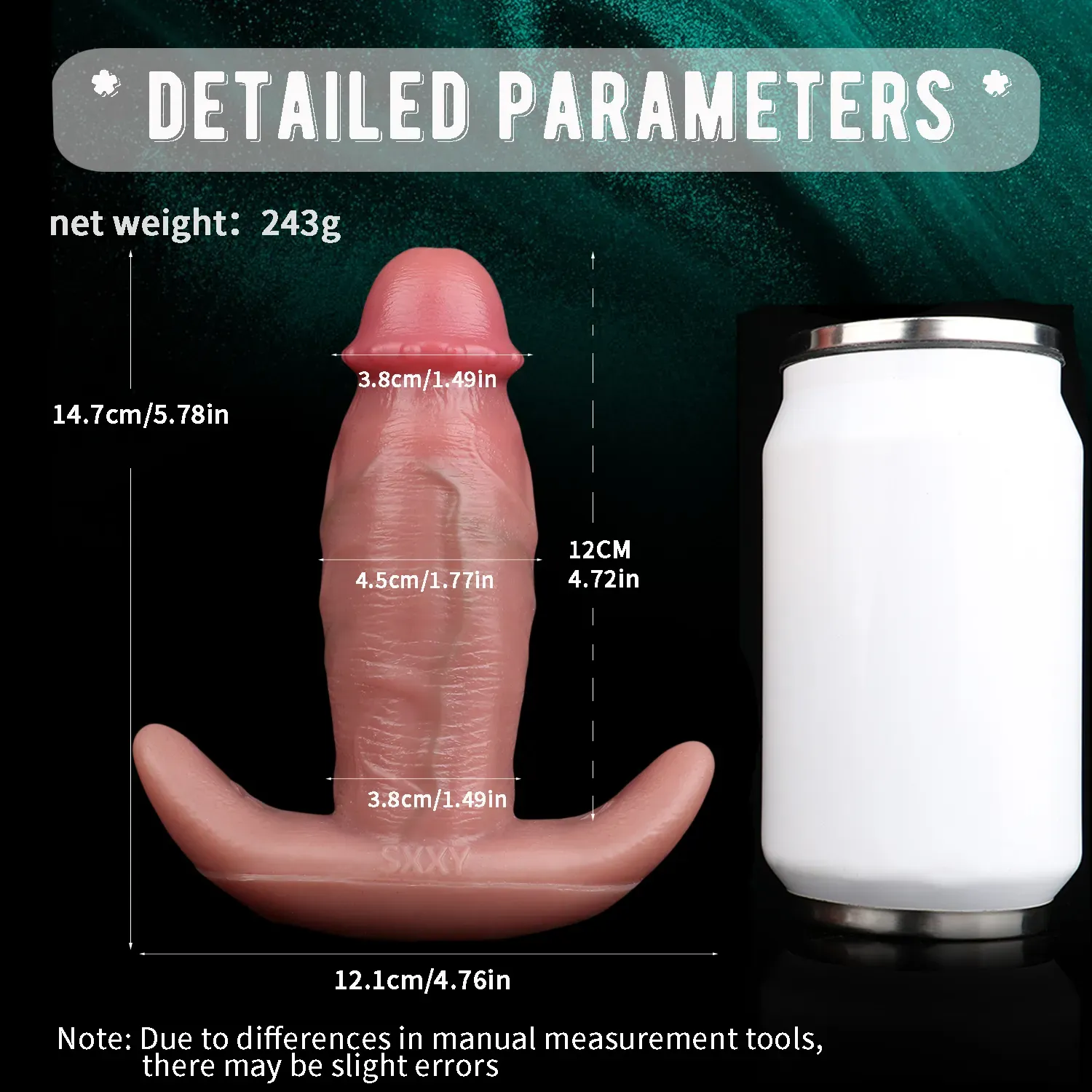 Kane Realistic Anal Dildo with Remote, Wearable Anal Plug Vibrator