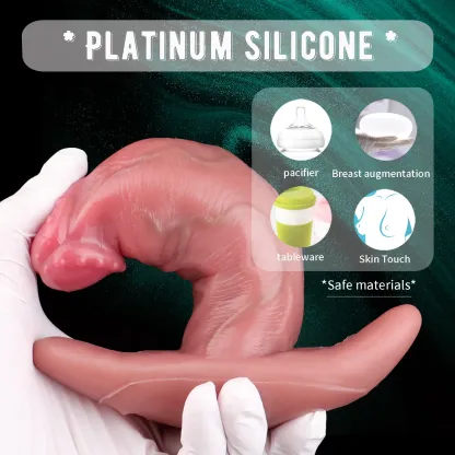 Kane Realistic Anal Dildo with Remote, Wearable Anal Plug Vibrator