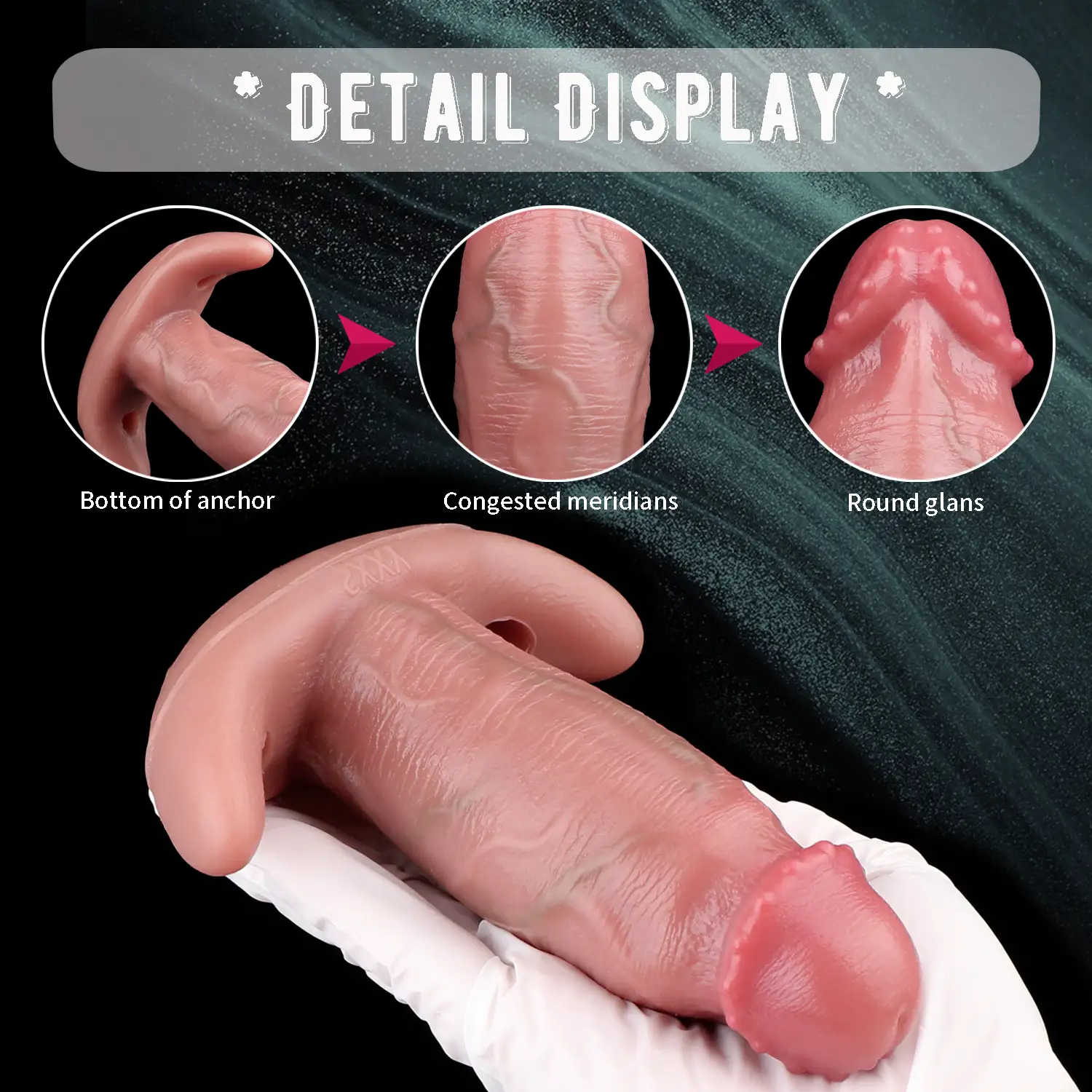 Kane Realistic Anal Dildo with Remote, Wearable Anal Plug Vibrator