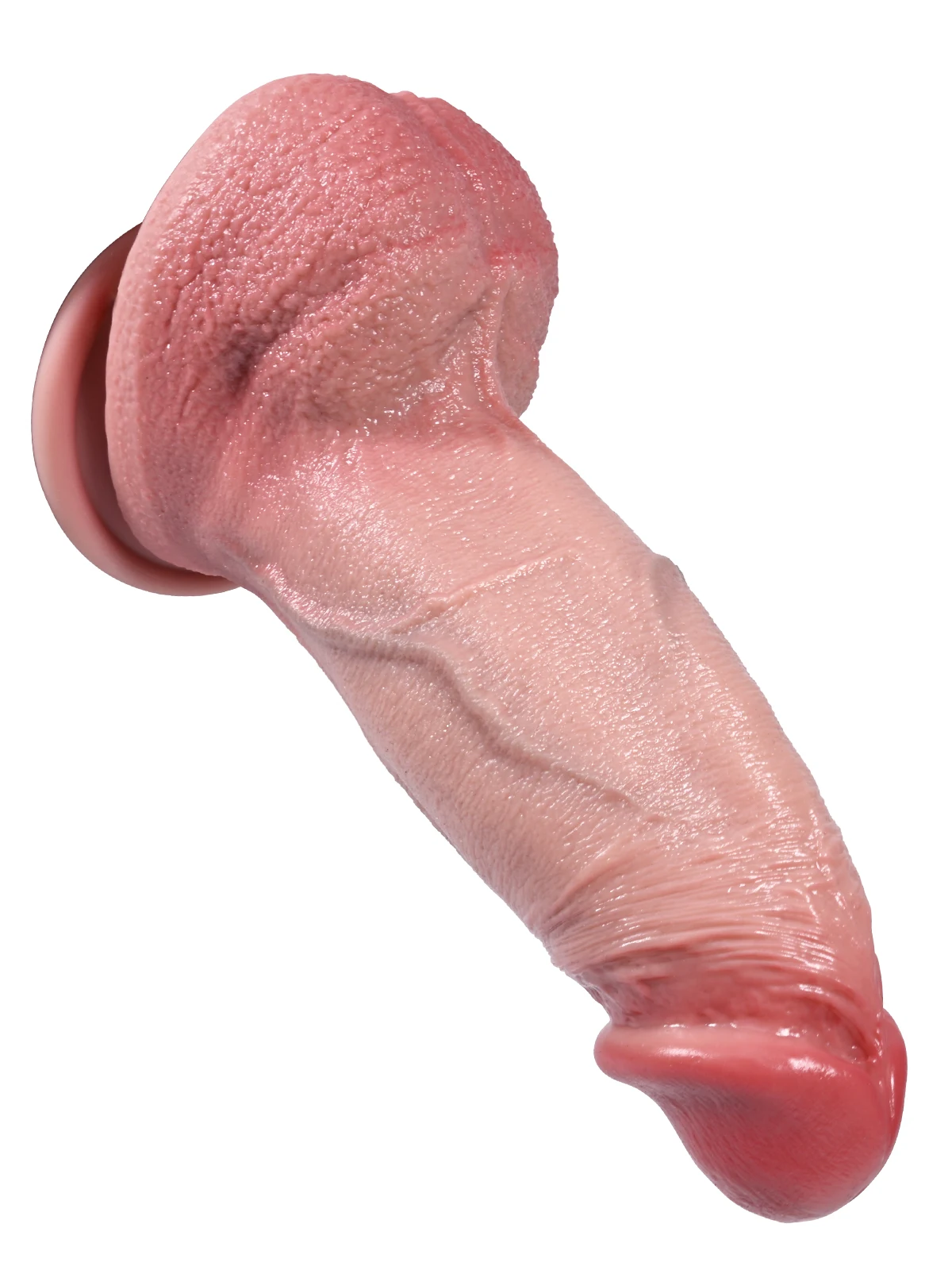 Luke 8"x2.3" Real Feel Silicone Realistic Fat Dildo – Hands Free Pleasure