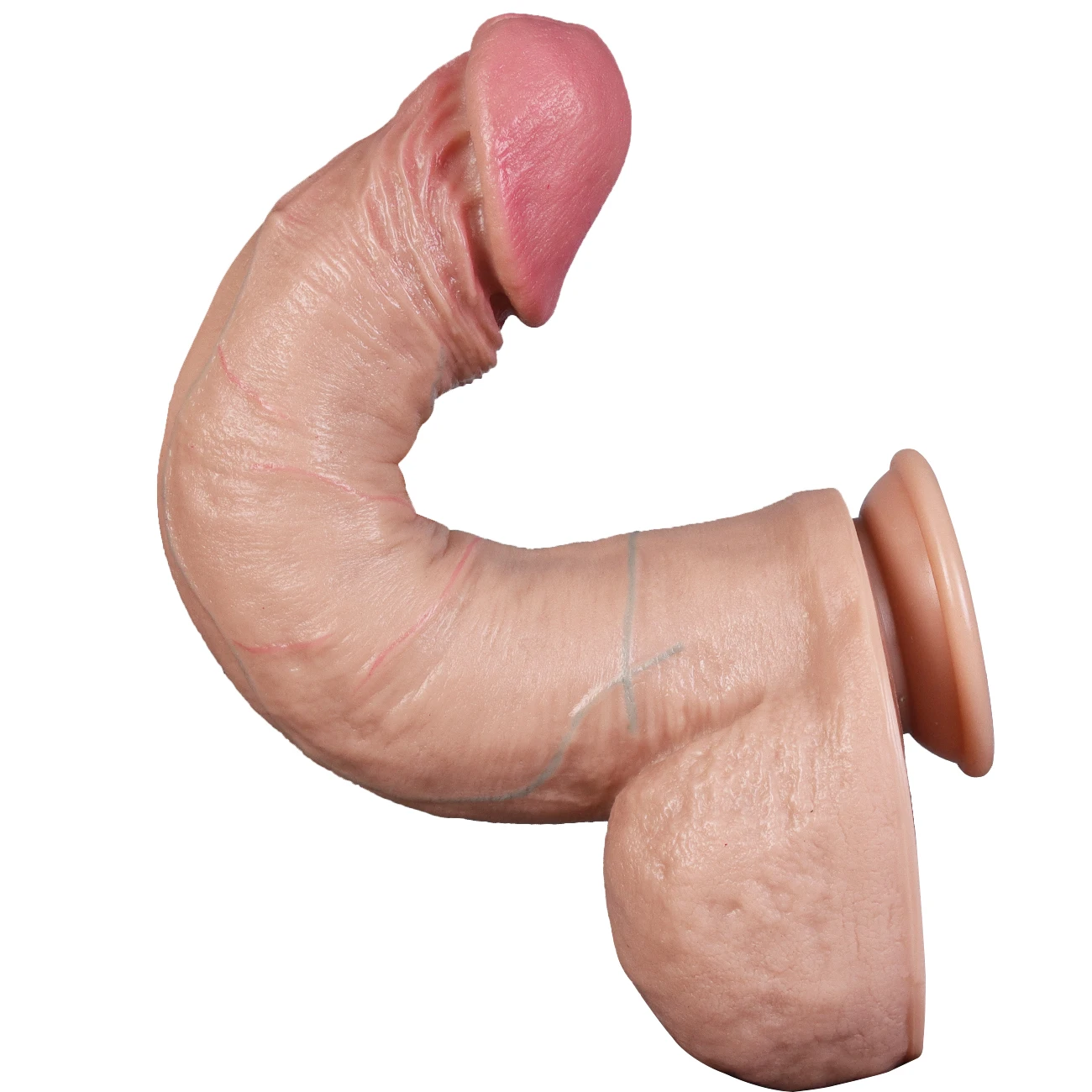 Mark Realistic Dildo for Women, Lifelike Skin with Visible Veins, 3 Sizes