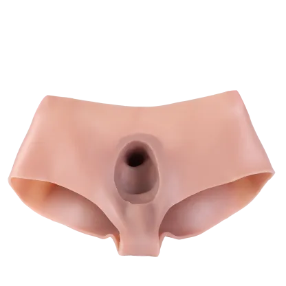 Owen Wearable Realistic Penis Sleeve - Skin-Safe Silicone with 3 Adjustable Plugs for Intimacy
