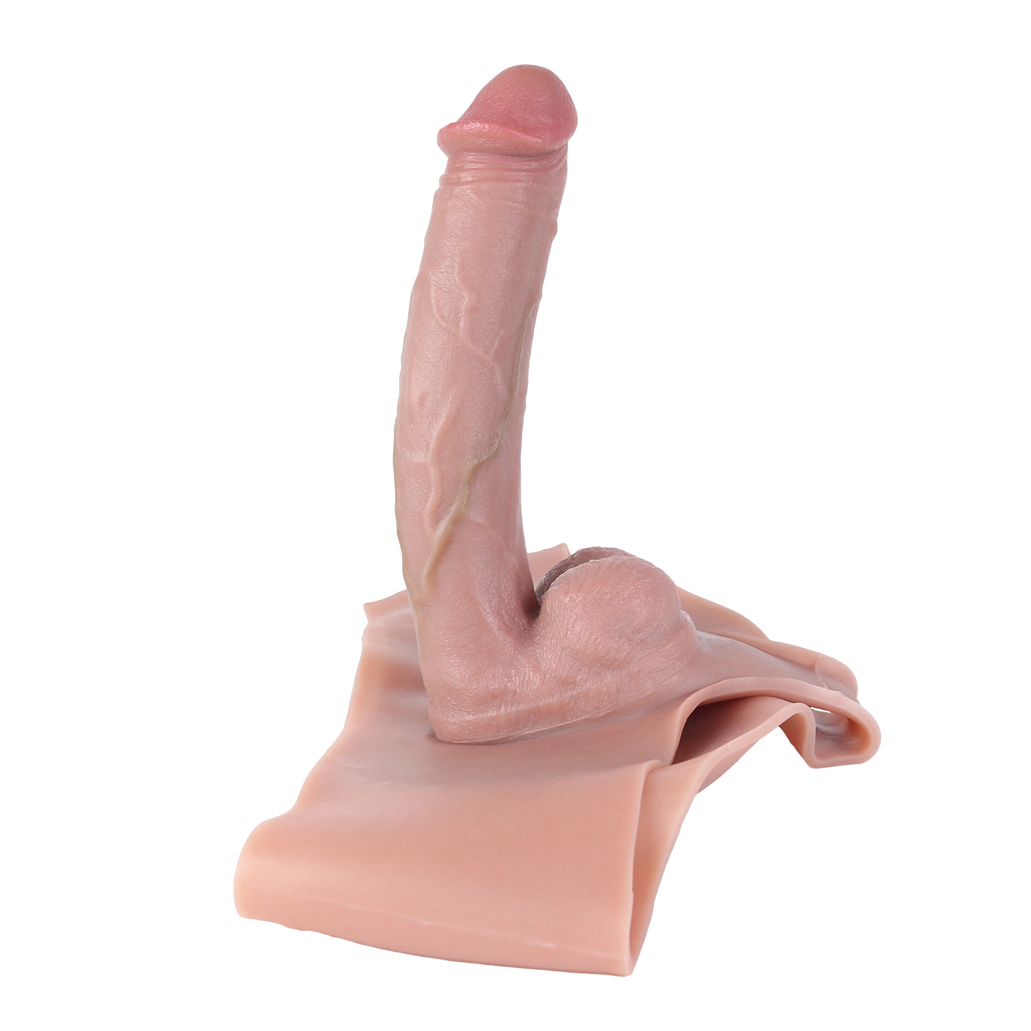 Owen Wearable Realistic Penis Sleeve - Skin-Safe Silicone with 3 Adjustable Plugs for Intimacy