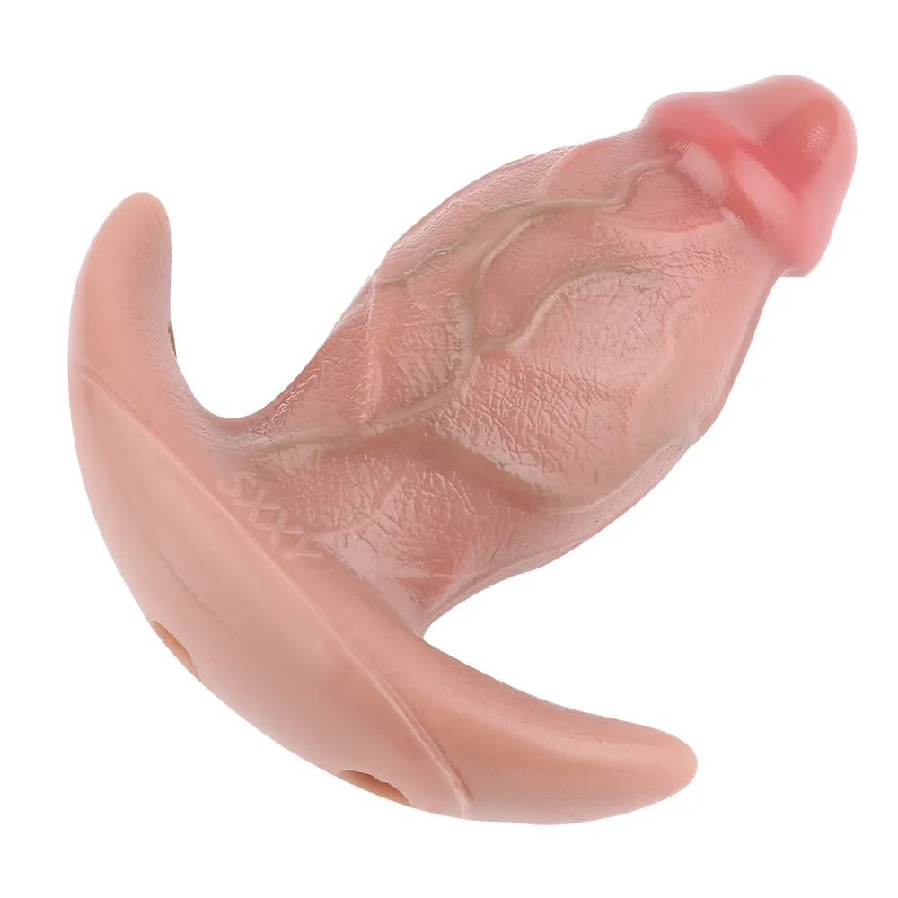 Reid Rechargeable Anal Plug with Strap, Remote Control Vibrating Anal Dildo